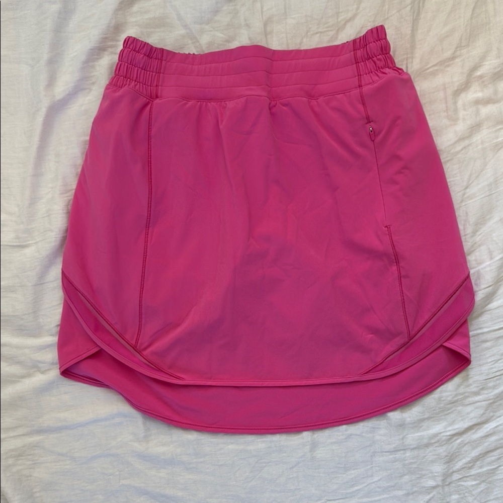 NWOT Lululemon Athletica Pink Elastic Waist Skort